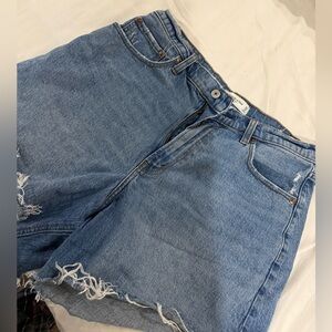 The Dad Short high rise Classic Blue Denim Jeans